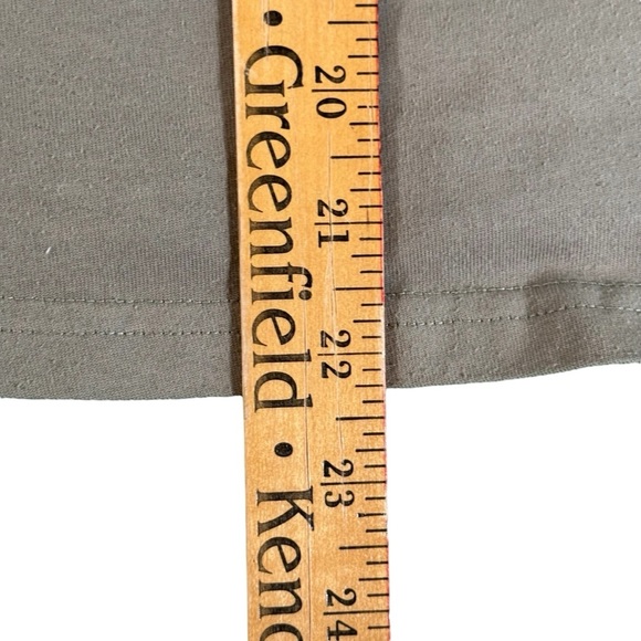 P2M Designer Brand Tan At Redemption Attempt Print Round Neck T Shirt Size Large - Picture 7 of 8